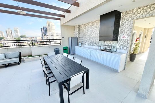 Área comum - Churrasqueira de kitnet/studio à venda com 1 quarto, 24m² em Jardim São Paulo, São Paulo