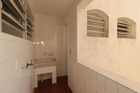Área de Serviço de apartamento à venda com 2 quartos, 82m² em Parque Jaçatuba, Santo André