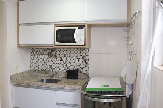 Cozinha de apartamento à venda com 1 quarto, 52m² em Consolação, São Paulo