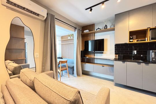Studio de kitnet/studio para alugar com 1 quarto, 44m² em Vila Nova Conceição, São Paulo
