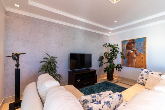Sala de Estar de apartamento à venda com 3 quartos, 148m² em Jardim São Paulo, São Paulo