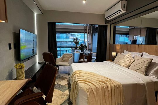 Quarto de apartamento para alugar com 1 quarto, 35m² em Pinheiros, São Paulo