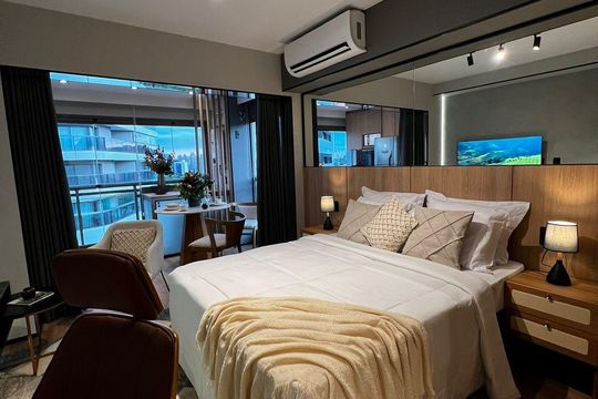 Quarto de apartamento para alugar com 1 quarto, 35m² em Pinheiros, São Paulo