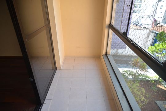 Varanda da Sala de apartamento à venda com 3 quartos, 114m² em Vila Eldizia, Santo André