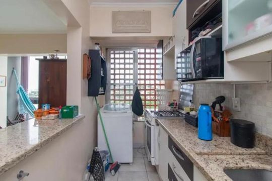 Cozinha de apartamento para alugar com 2 quartos, 65m² em Glória, Porto Alegre