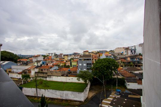 Vista da área externa de casa à venda com 3 quartos, 139m² em Vila Humaita, Santo André