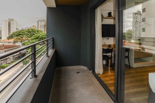 Varanda de apartamento à venda com 1 quarto, 24m² em Sumarezinho, São Paulo