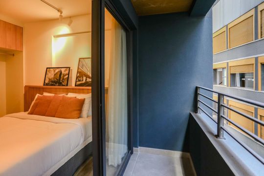 Varanda de apartamento à venda com 1 quarto, 22m² em Sumarezinho, São Paulo