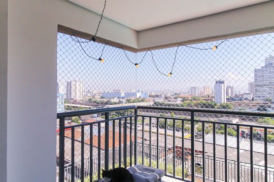 Varanda de apartamento para alugar com 2 quartos, 64m² em Quarta Parada, São Paulo
