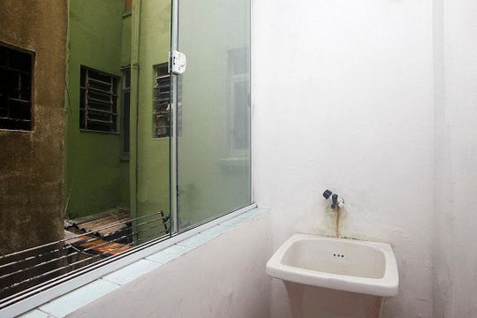 Cozinha + Área de Serviço de apartamento à venda com 1 quarto, 42m² em Centro Histórico, Porto Alegre