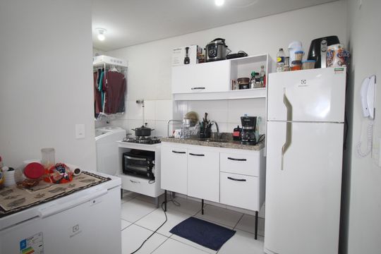 Cozinha de apartamento para alugar com 2 quartos, 63m² em Parque Santa Fé, Porto Alegre