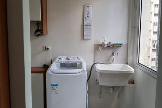 Área de serviço de apartamento para alugar com 3 quartos, 110m² em Vila Uberabinha, São Paulo