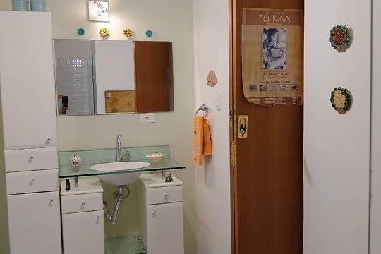 Banheiro de apartamento para alugar com 3 quartos, 110m² em Vila Uberabinha, São Paulo