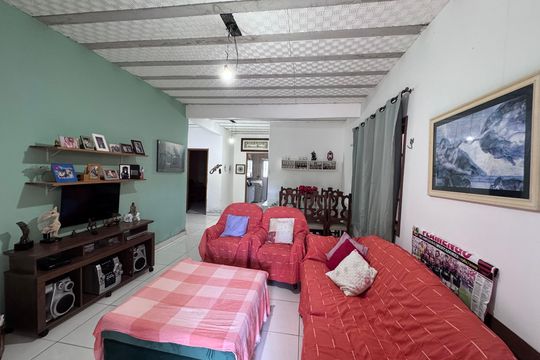 Sala de casa de condomínio para alugar com 2 quartos, 77m² em Vargem Grande, Rio de Janeiro