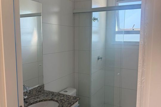 Banheiro de apartamento para alugar com 3 quartos, 66m² em Parque Residencial Flamboyant, São José dos Campos