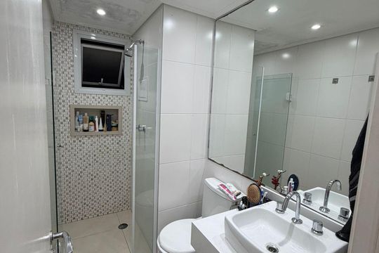 Banheiro de apartamento à venda com 3 quartos, 89m² em Tatuapé, São Paulo