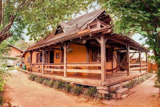 Área externa de casa para alugar com 4 quartos, 120m² em Campeche, Florianópolis