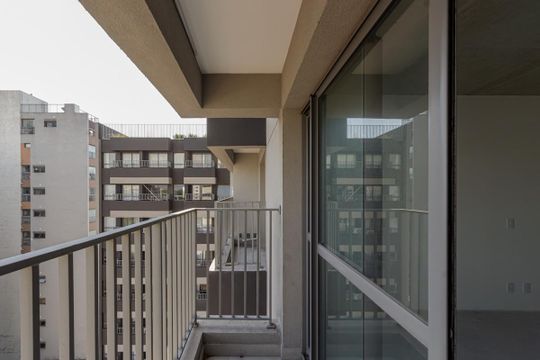 Sacada de kitnet/studio à venda com 1 quarto, 29m² em Indianópolis, São Paulo