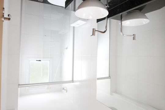 Banheiro Social de apartamento à venda com 2 quartos, 65m² em Buritis, Belo Horizonte