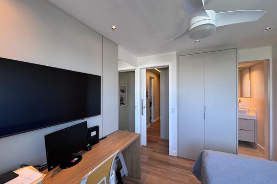 Suíte 2 de apartamento à venda com 3 quartos, 89m² em Barra da Tijuca, Rio de Janeiro