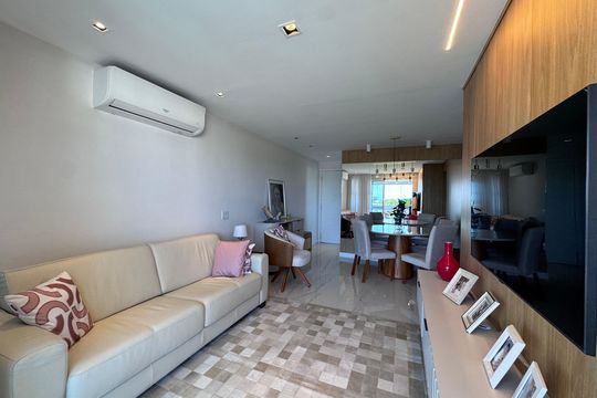 Sala de apartamento à venda com 3 quartos, 89m² em Barra da Tijuca, Rio de Janeiro