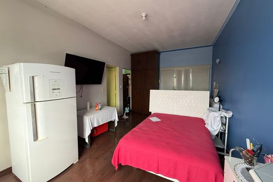 Banheiro do Quarto 2 de kitnet/studio para alugar com 1 quarto, 45m² em Santa Ifigênia, São Paulo