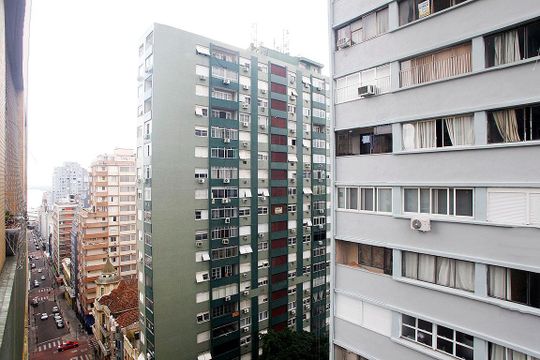 Sala Vista de apartamento à venda com 2 quartos, 64m² em Centro Histórico, Porto Alegre