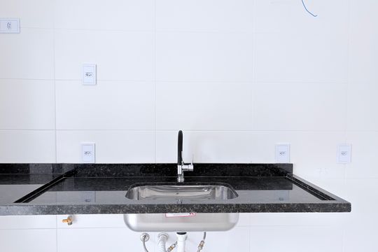 Cozinha de apartamento à venda com 2 quartos, 41m² em Vila Prudente, São Paulo
