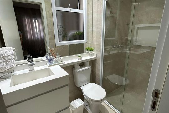 Banheiro de apartamento à venda com 2 quartos, 73m² em Mooca, São Paulo