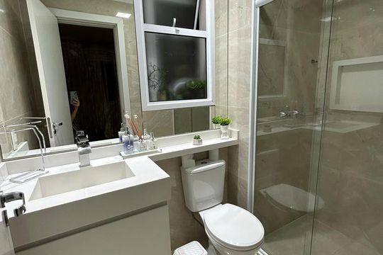 Banheiro de apartamento à venda com 2 quartos, 73m² em Mooca, São Paulo
