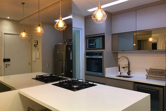 Cozinha de apartamento à venda com 2 quartos, 73m² em Mooca, São Paulo