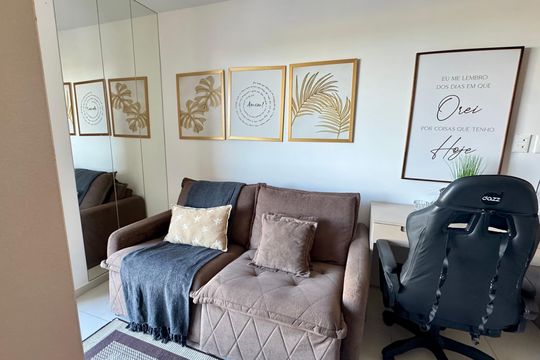 Sala de apartamento para alugar com 1 quarto, 29m² em Itapuã, Salvador