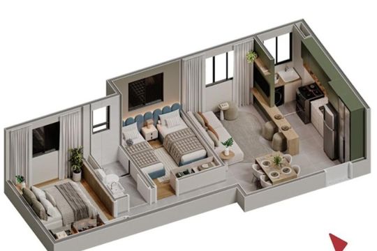 Apartamento à venda com 2 quartos, 43m² em Ouro Preto, Belo Horizonte