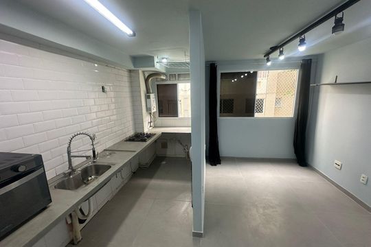Cozinha de apartamento para alugar com 2 quartos, 45m² em Campo Grande, Rio de Janeiro