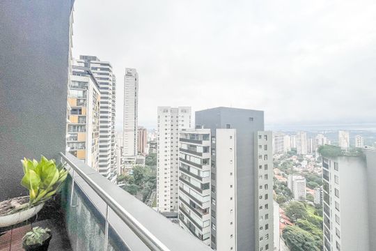 Sacada de apartamento à venda com 1 quarto, 58m² em Sumarezinho, São Paulo