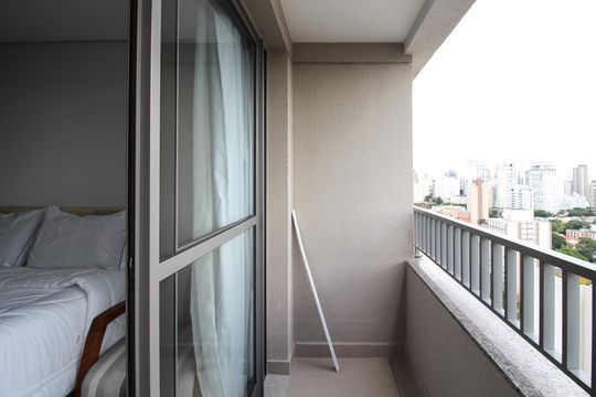 Varanda de apartamento para alugar com 1 quarto, 26m² em Vila Olímpia, São Paulo
