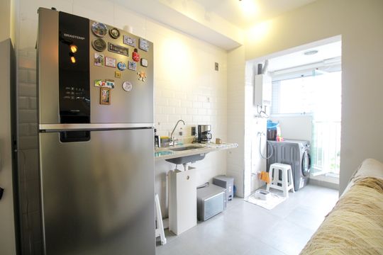 Cozinha de apartamento à venda com 1 quarto, 38m² em Belenzinho, São Paulo
