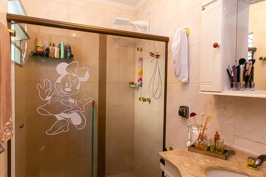 Banheiro da Suíte de casa à venda com 3 quartos, 120m² em Vila Santa Clara, São Paulo