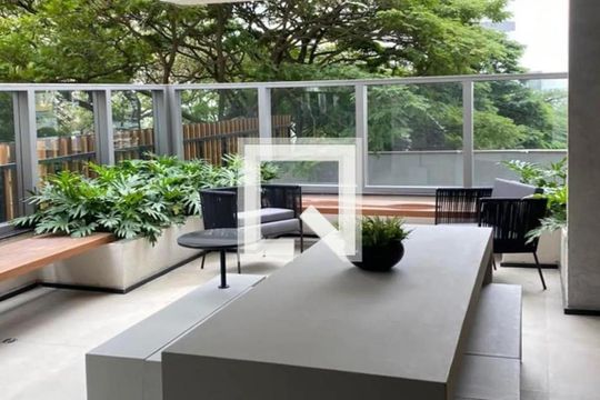 Área comum de apartamento à venda com 3 quartos, 132m² em Vila Gumercindo, São Paulo