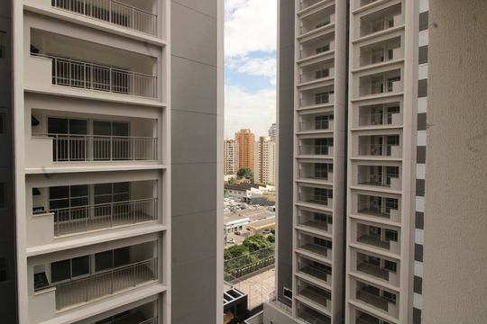 Vista da Varanda da sala de apartamento à venda com 2 quartos, 36m² em Ipiranga, São Paulo