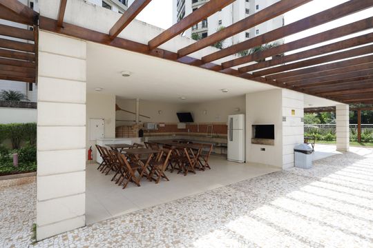 Área comum - Churrasqueira de apartamento para alugar com 3 quartos, 96m² em Morumbi, São Paulo