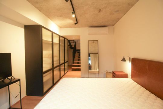 Quarto Suíte de apartamento à venda com 1 quarto, 146m² em Vila Madalena, São Paulo