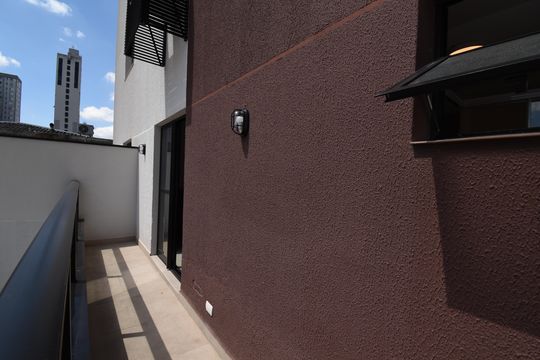 Sacada do Studio de kitnet/studio para alugar com 1 quarto, 22m² em Centro, Curitiba