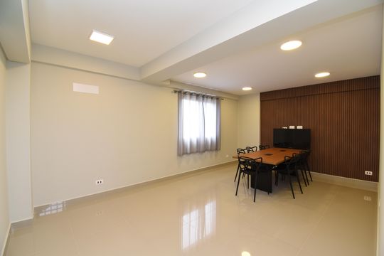 Área comum - Coworking de kitnet/studio para alugar com 1 quarto, 22m² em Centro, Curitiba