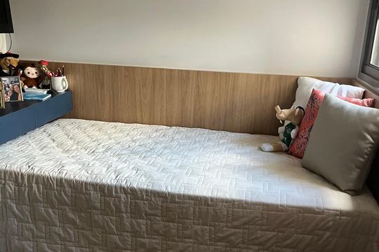 Quarto de apartamento à venda com 3 quartos, 125m² em Jardim Belo Horizonte, Campinas