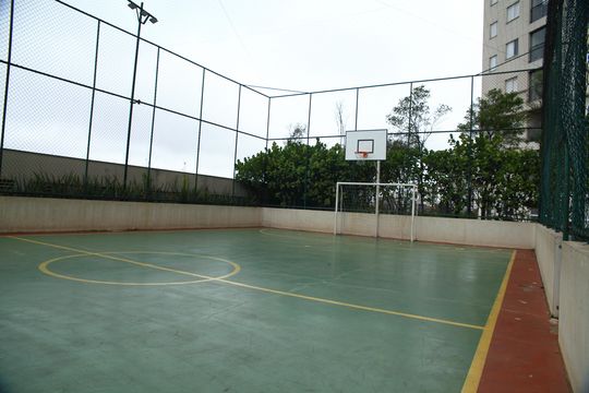 Área comum - Quadra  de apartamento para alugar com 2 quartos, 55m² em Jardim Olavo Bilac, São Bernardo do Campo