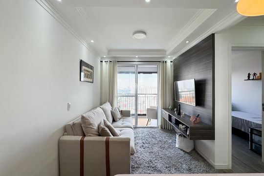 Sala de apartamento para alugar com 2 quartos, 55m² em Jardim Olavo Bilac, São Bernardo do Campo
