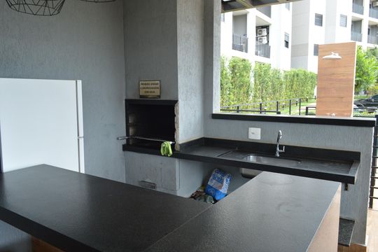 Área comum - Churrasqueira de apartamento para alugar com 3 quartos, 63m² em Bonfim Paulista, Ribeirão Preto