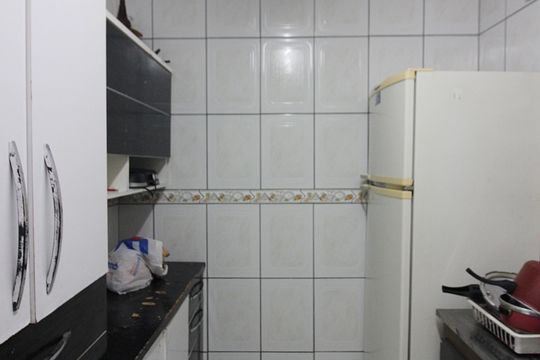 Cozinha  de casa à venda com 1 quarto, 170m² em Condomínio Maracanã, Santo André