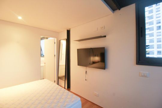 Quarto Suíte de apartamento à venda com 1 quarto, 99m² em Vila Madalena, São Paulo